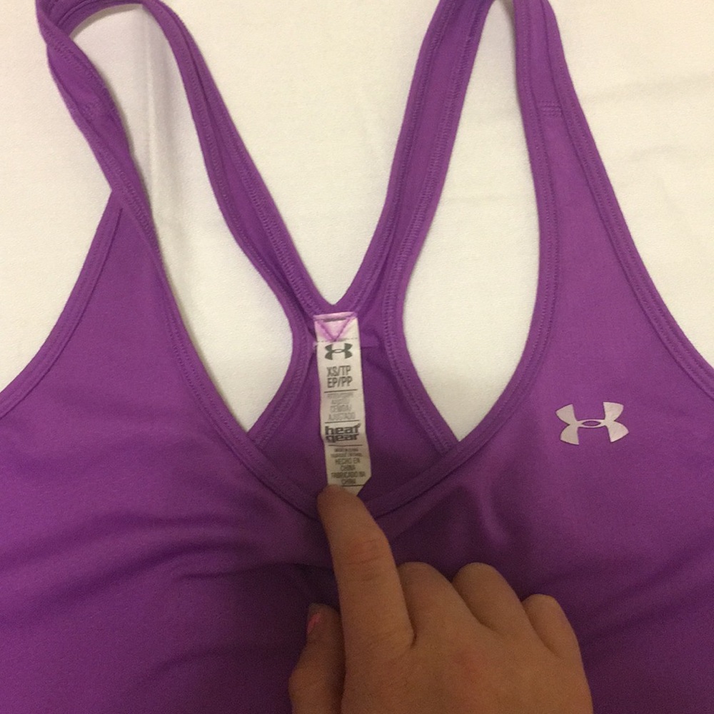 Purple Razorback Under Armour Tank - Picture 2 of 3